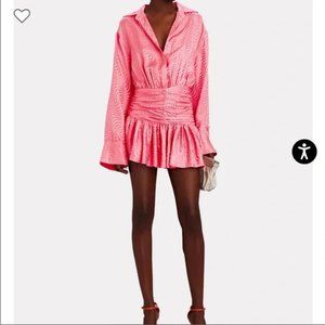 Ronny Kobo Pink Mini Pattern Dress Size M